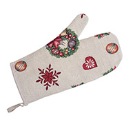 Рукавиця-прихватка новорічна LiMaSo Зорепад іграшок