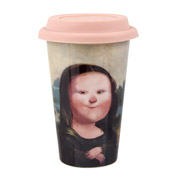 Чашка порцелянова із силіконовою кришкою 400 мл Famous Lefard 924-680