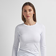 Лонгслів жіночий Basic Ellen LKK 02/04/01 білий