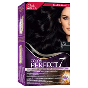 Стійка фарба для волосся Wella Color Perfect 7 1/0 Чорний 4064666598253