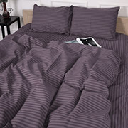 Постельное белье 17-0603 Stripe Violet бязь MirSon