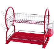 Сушарка для посуду двоярусна Kamille 55х24,5х37см 0765A