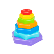 Іграшка розвиваюча "Райдужна пірамідка"