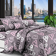 Постільна білизна Серденько 600720 полікоттон Selena
