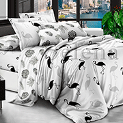 Комплект постільної білизни Selena Фламінго Ретро 200312