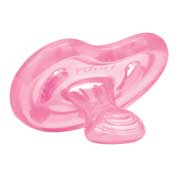 Пустушка силіконова ортодонтична з природним рухом 0-6мес Nuby pink