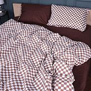 Постільна білизна 22-1369 Classic Checkers сатин MirSon