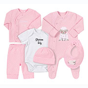 Комплект для малюка Bembi КП260 інтерлок рожевий