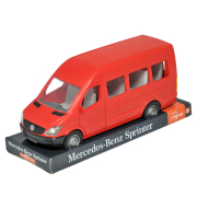 Автомобіль "Mercedes-Benz Sprinter" пасажирський (червоний) на планшетці, Tigres червоний