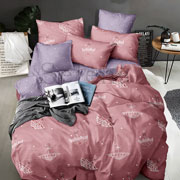 Комплект постельного белья Selena сатин Парад зонтиков 300435