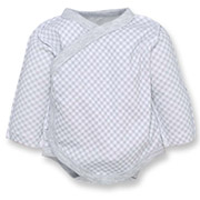 Боді 1406253скв інтерлок Татошка сірий із принтом