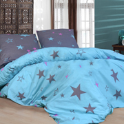 Комплект постільної білизни Selena Кольорові зірки 100175