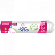Диски ватні косметичні 100+20 шт Lady Cotton