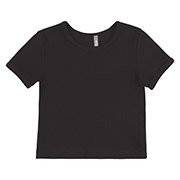 Футболка для дівчинки ФТ39 трикотаж-рубчик Бембі Y00-чорний