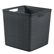 Кошик квадратний 17л Джут Curver 01906 сірий