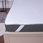 Наматрацник вовняний 5010 Exclusive Line Light Wool MirSon з гумками по кутах