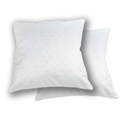 Подушка декоративна на блискавці зі срібним люрексом Сніжинка Lefard