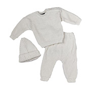 Комплект Happy Art Knit молочний