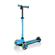 Електросамокат до 50 кг 6+ 3 колеса з підсвіткою E-Motion 4 Globber 755-101 блакитний