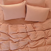 Вафельна постільна білизна Waffle Barine shrimp лососева