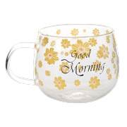 Чашка скляна 380 мл GM Blossom Viva B060714