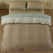 Комплект постільної білизни Gloria Ardesto сатин Смужки коричневий