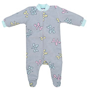 Комбінезон-чоловічок для дівчинки 1518263сшр фліс Татошка сірий