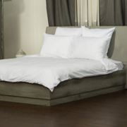 Комплект постільної білизни сатин White Good-Dream білий