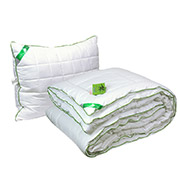 Набір ковдра демісезонна і подушка Руно Aloe Vera