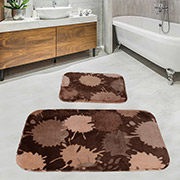 Набір килимків у ванну кімнату Damla brown Diva