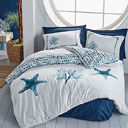 Постільна білизна Star Lacivert ранфорс Cotton Box