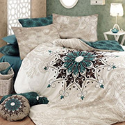 Комплект постільної білизни Selena Смарагдова розкіш 100171