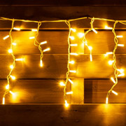 Электрогирлянда бахрома уличная 150 Led IP 65 Novogod'ko 801193 теплый белый