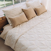 Покривало декоративне Hawaii з наволочками Sonex бежевий