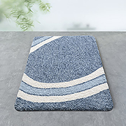 Коврик для ванной Spirella Curve синий