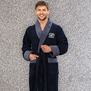 Халат чоловічий довгий Nusa NS-1140-1 lacivert