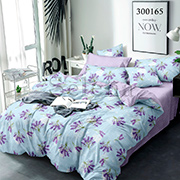 Комплект постільної білизни сатин Selena Букетик Лаванди 300165