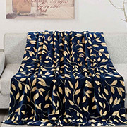 Плед Листочки 500253 велсофт Selena