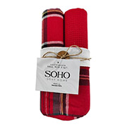 Набір кухонних рушників Sell Red Soho в сумочці