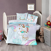 Постільна білизна для дитячого ліжечка Magic сатин First choice