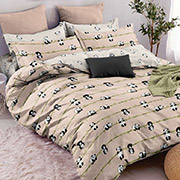 Постільна білизна Пандочки беж 102143 бязь-люкс Selena