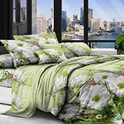 Постільна білизна Хризантеми 600126 полікоттон Selena