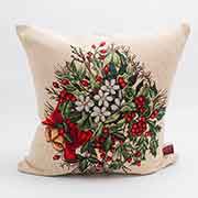Декоративная гобеленовая наволочка Villa Grazia Premium Новогодняя гирлянда