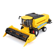 Автомодель Зернозбиральний комбайн із зерновою жниваркою New Holland TC5.90 Bburago 18-31721
