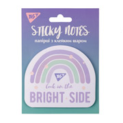 Папір для нотаток з липким шаром фігурна 40 л Glamour Yes 170352