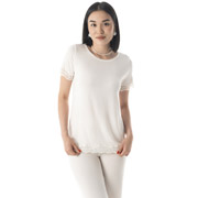 Футболка жіноча для сну модал German Volf 24086 молочний