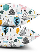 Набор из 2 наволочек Forest Animals ранфорс Cosas