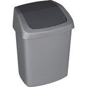 Контейнер для сміття 10л Свінг Топ Curver 03984 сірий