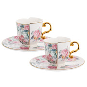 Набір кавовий порцеляновий 4 предмети 100 мл Lefard 925-054