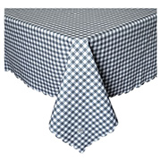 Скатертина водовідштовхувальна Прованс Simfoni Сіра клітинка